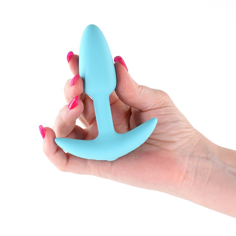Techno - Trance - Blue 10.9 cm USB Rechargeable Butt Plug with App Control – Sex toys NZ by Naughtyhut. Discreet delivery nationwide.