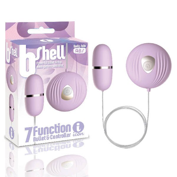 The 9's b - Shell - Purple Bullet with Remote Control – Sex toys NZ by Naughtyhut. Discreet delivery nationwide.