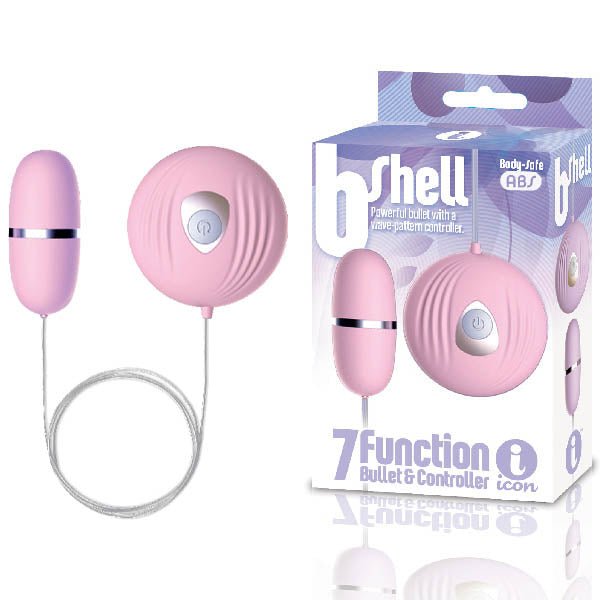 The 9's b - Shell - Pink Bullet with Remote Control – Sex toys NZ by Naughtyhut. Discreet delivery nationwide.