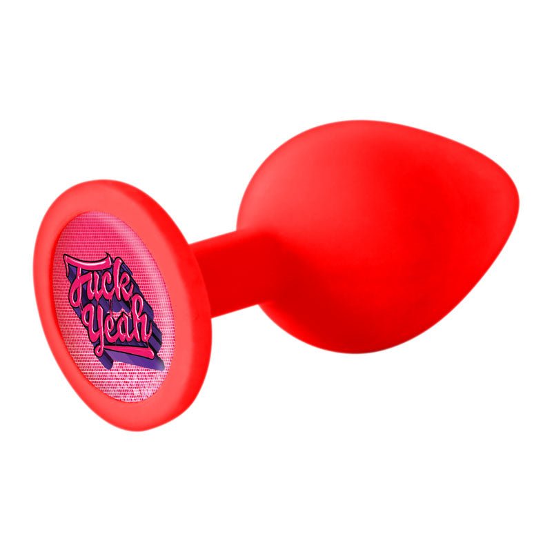 The 9's Booty Calls - Fuck Yeah - Red Butt Plug – Sex toys NZ by Naughtyhut. Discreet delivery nationwide.