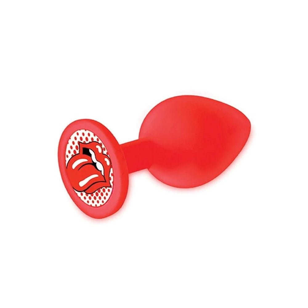 The 9's Booty Talk - Tongue - Red Butt Plug – Sex toys NZ by Naughtyhut. Discreet delivery nationwide.