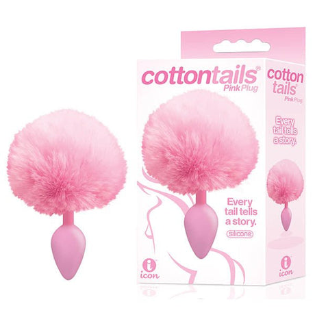 Buy The 9's Cottontails - Pink Butt Plug with Bunny Tail – Naughtyhut NZ sex toys online. Discreet delivery & top brands.