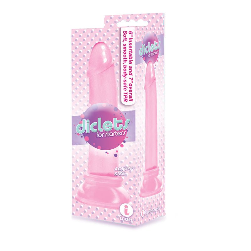 Buy The 9's Diclets - Pink 17.8 cm (7'') Dong – Naughtyhut NZ sex toys online. Discreet delivery & top brands.
