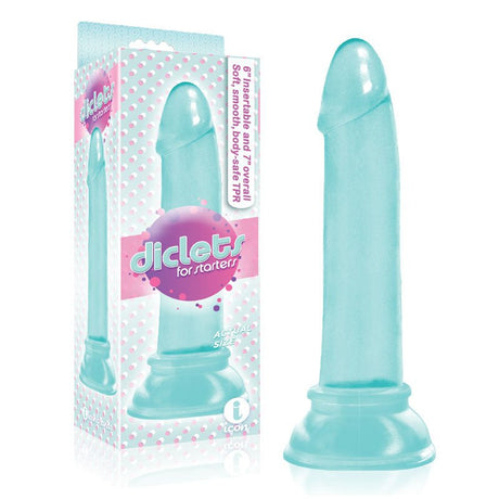 Buy The 9's Diclets - Aqua 17.8 cm (7'') Dong – Naughtyhut NZ sex toys online. Discreet delivery & top brands.