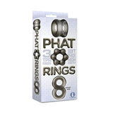 Buy The 9's Phat Rings - Smoke Cock Rings - Set of 3 – Naughtyhut NZ sex toys online. Discreet delivery & top brands.