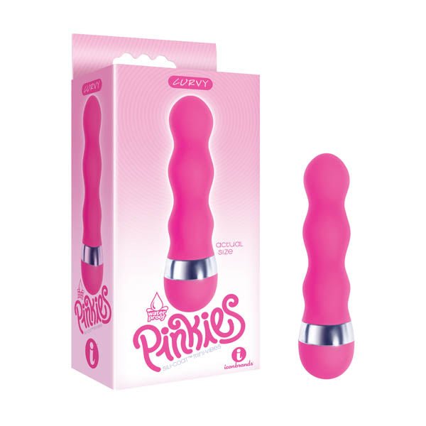 The 9's Pinkies, Curvy - Pink 11.4 cm (4.5'') Vibrator – Sex toys NZ by Naughtyhut. Discreet delivery nationwide.