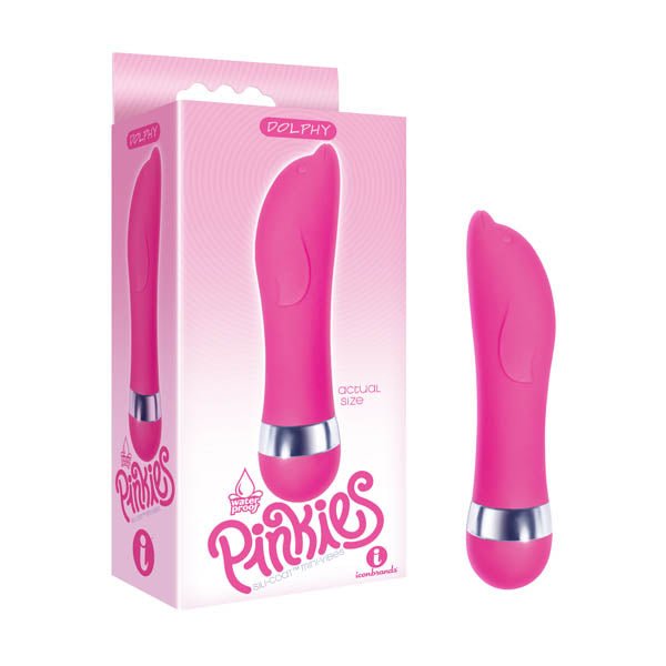 The 9's Pinkies, Dolphy - Pink 11.4 cm (4.5'') Vibrator – Sex toys NZ by Naughtyhut. Discreet delivery nationwide.