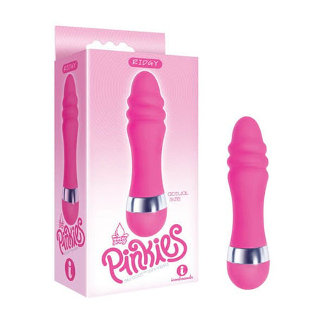 Buy The 9's Pinkies, Ridgy - Pink 11.4 cm (4.5'') Vibrator – Naughtyhut NZ sex toys online. Discreet delivery & top brands.