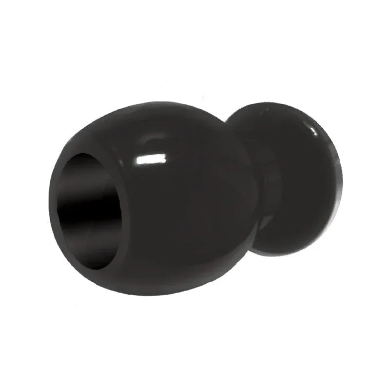 The 9's Port Hole, Hollow Butt Plug - Black Hollow Butt Plug – Sex toys NZ by Naughtyhut. Discreet delivery nationwide.