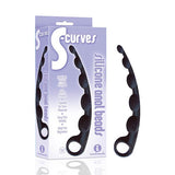 Buy The 9's S - Curves - Black Anal Beads – Naughtyhut NZ sex toys online. Discreet delivery & top brands.