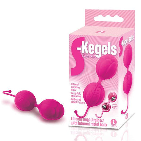 Buy The 9's S - Kegels - Pink Silicone Kegel Balls – Naughtyhut NZ sex toys online. Discreet delivery & top brands.