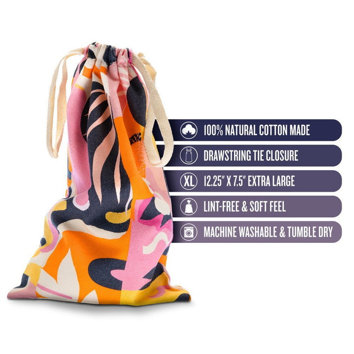 The Collection Burst - Cotton Toy Storage Bag – Sex toys NZ by Naughtyhut. Discreet delivery nationwide.