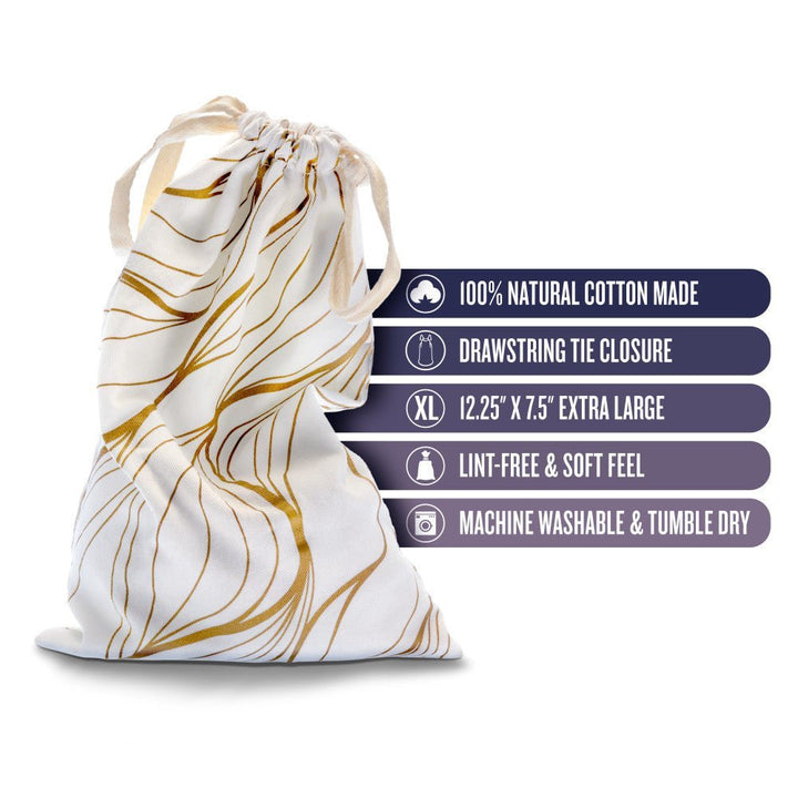 The Collection Embrace - Cotton Toy Storage Bag – Sex toys NZ by Naughtyhut. Discreet delivery nationwide.