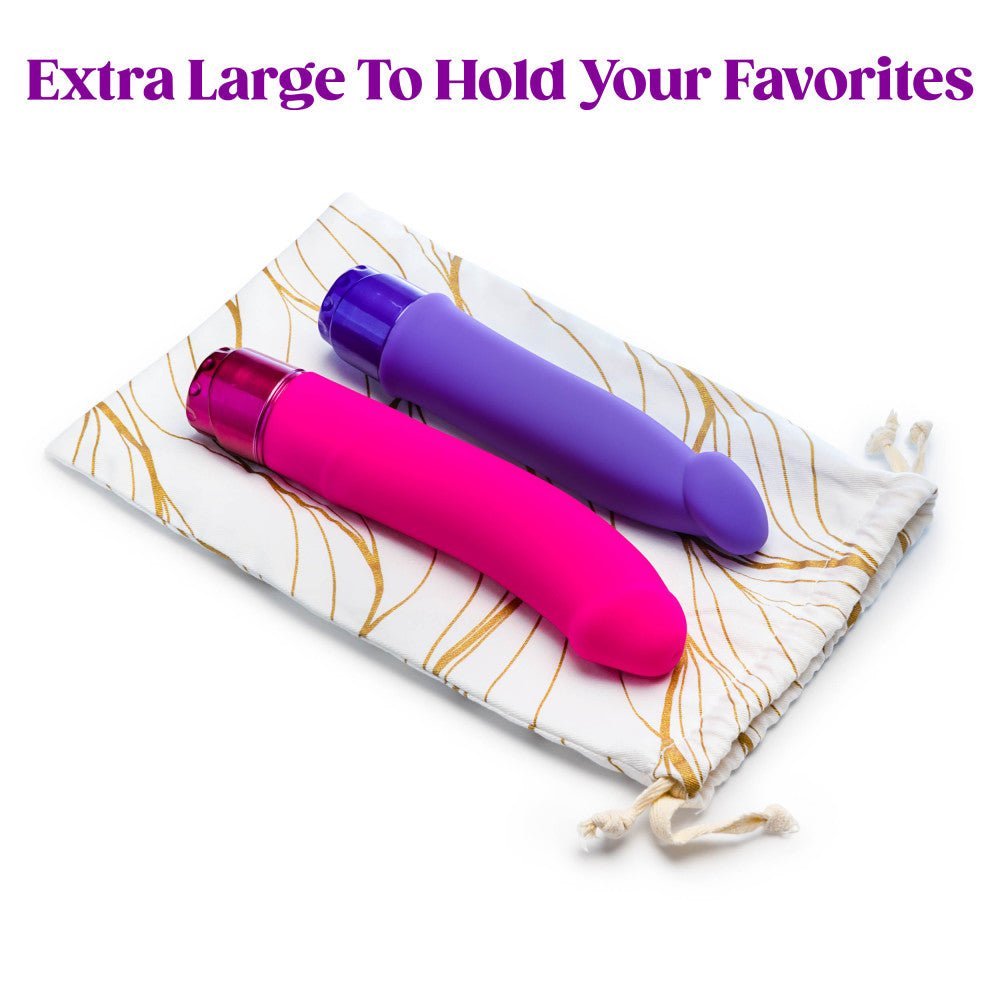 The Collection Embrace - Cotton Toy Storage Bag – Sex toys NZ by Naughtyhut. Discreet delivery nationwide.