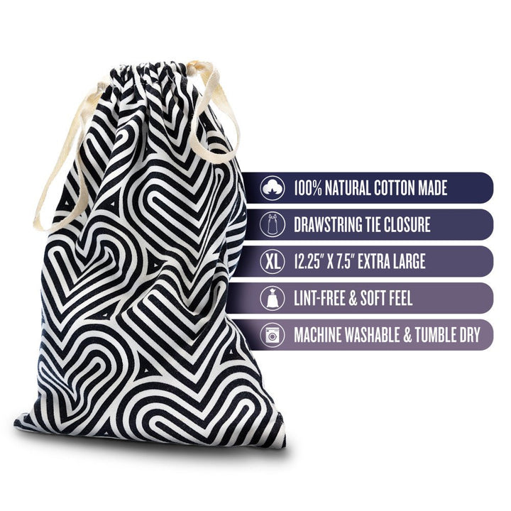 The Collection Embrace - Cotton Toy Storage Bag – Sex toys NZ by Naughtyhut. Discreet delivery nationwide.