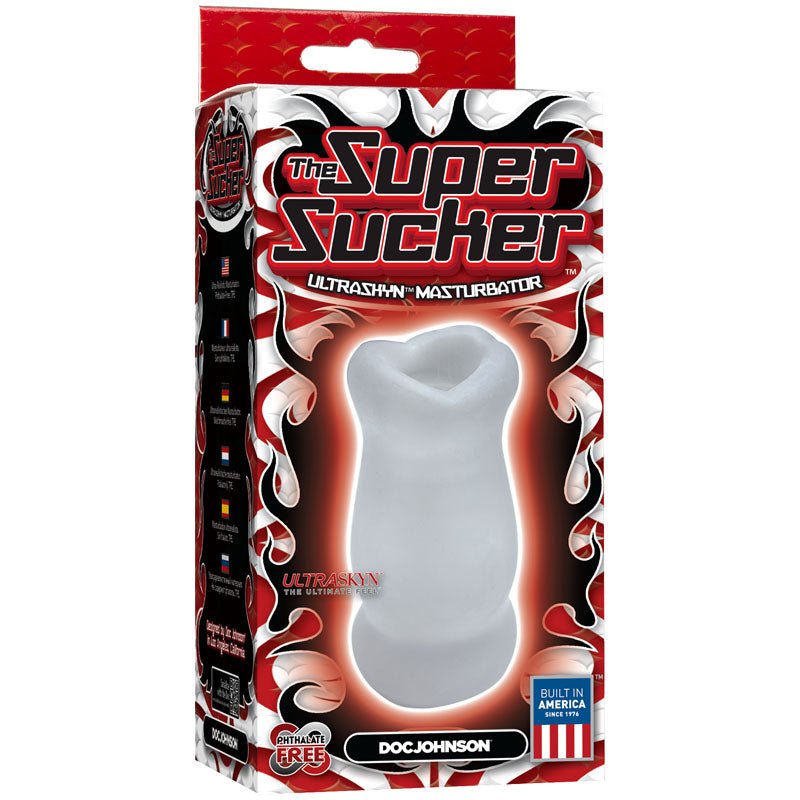 The Super Sucker UR3 Masturbator - Clear Masturbator Sleeve – Sex toys NZ by Naughtyhut. Discreet delivery nationwide.