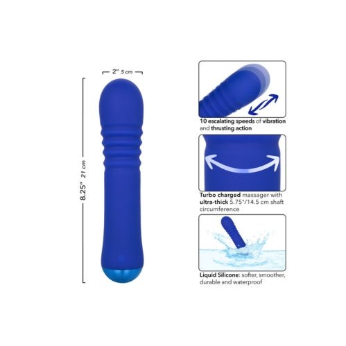Thicc™ Chubby Thrusting Wand – Sex toys NZ by Naughtyhut. Discreet delivery nationwide.
