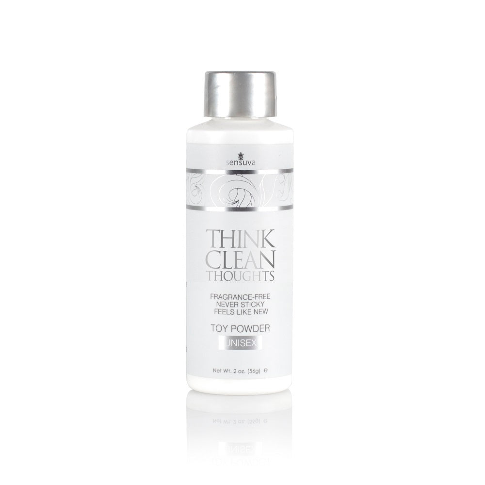 Buy Think Clean Thoughts Toy Powder 2 oz – Naughtyhut NZ sex toys online. Discreet delivery & top brands.