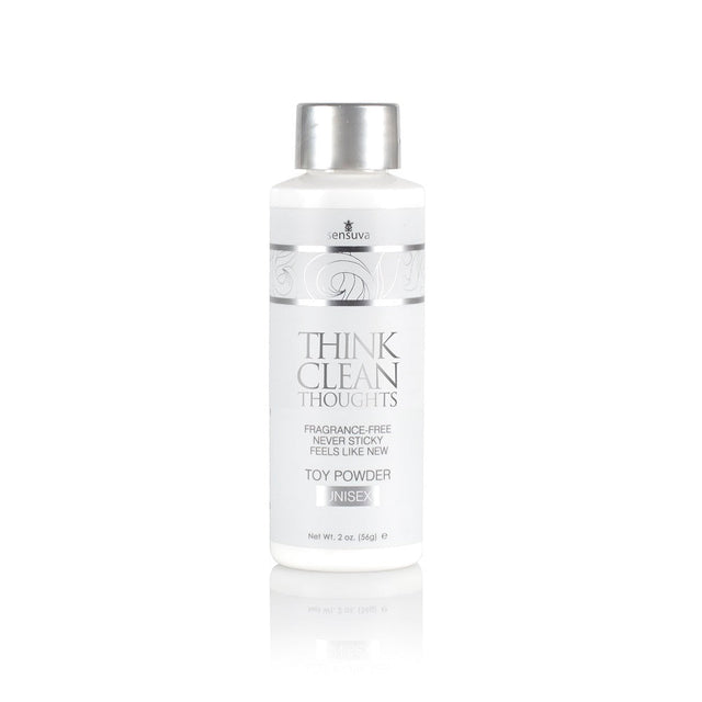 Buy Think Clean Thoughts Toy Powder 2 oz – Naughtyhut NZ sex toys online. Discreet delivery & top brands.