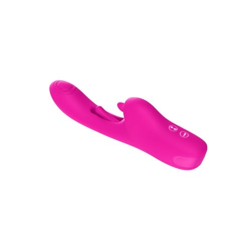 Tr46: Tapping Tongue Rabbit Vibrator - Pink – Sex toys NZ by Naughtyhut. Discreet delivery nationwide.