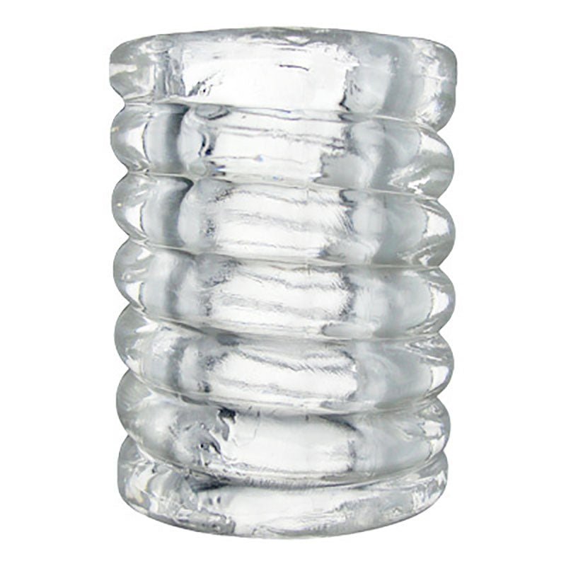 Trinity Spiral Ball Stretcher - Clear Ball Stretcher Ring – Sex toys NZ by Naughtyhut. Discreet delivery nationwide.
