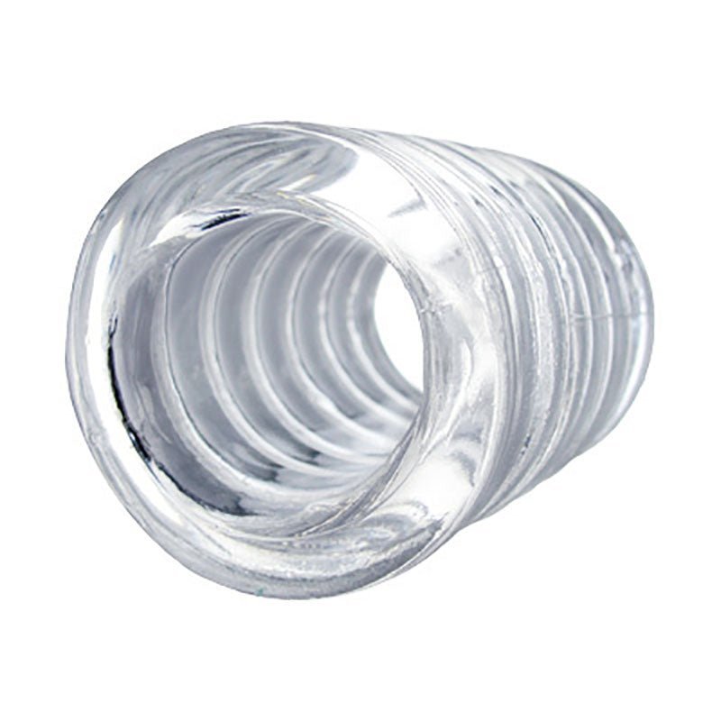 Trinity Spiral Ball Stretcher - Clear Ball Stretcher Ring – Sex toys NZ by Naughtyhut. Discreet delivery nationwide.