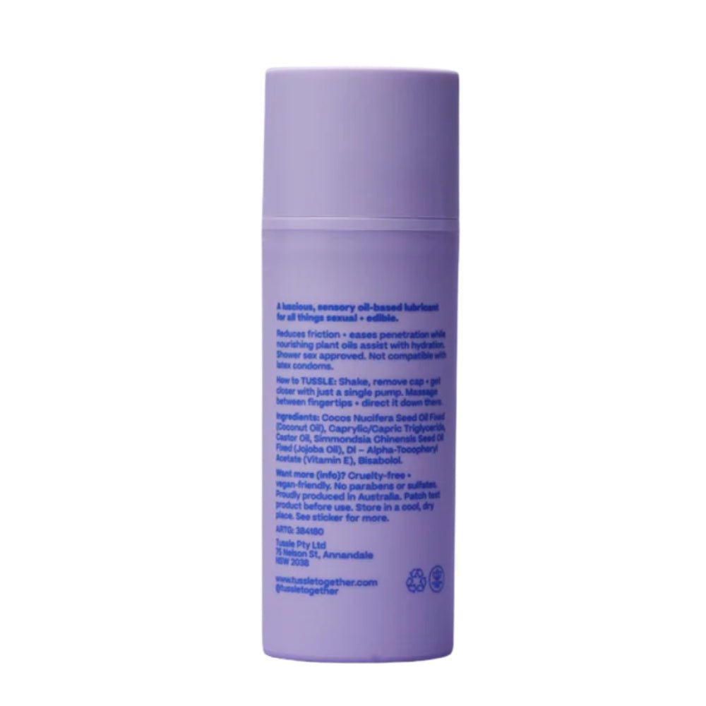 Buy Tussle Extra Virgin Oil Based 100ml – Naughtyhut NZ sex toys online. Discreet delivery & top brands.