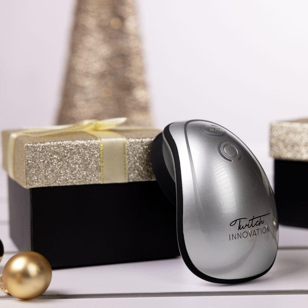 Twitch 1 - Silver - Silver USB Rechargeable Suction Vibrator – Sex toys NZ by Naughtyhut. Discreet delivery nationwide.