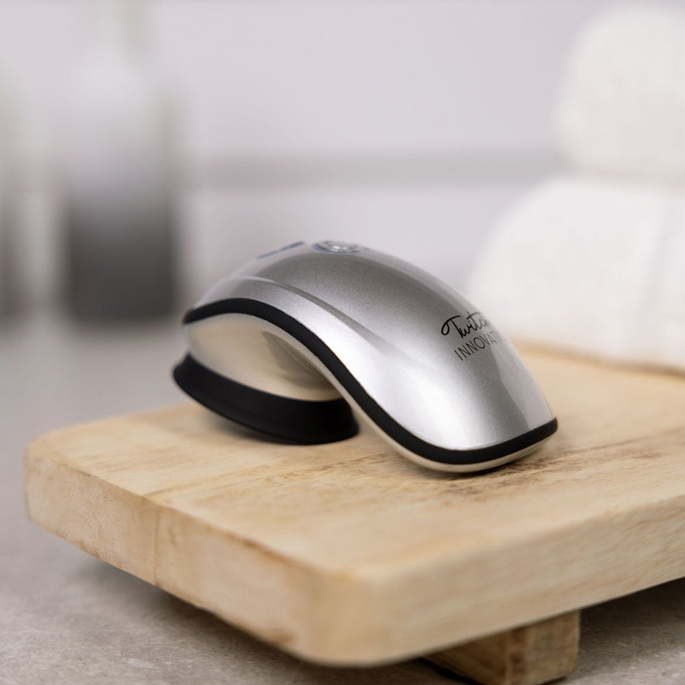 Twitch 1 - Silver - Silver USB Rechargeable Suction Vibrator – Sex toys NZ by Naughtyhut. Discreet delivery nationwide.