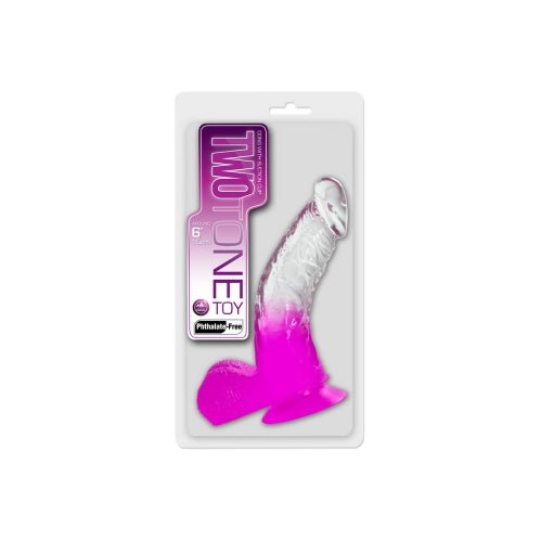 Two Tone 6" PVC Dong in Clear/Purple – Sex toys NZ by Naughtyhut. Discreet delivery nationwide.