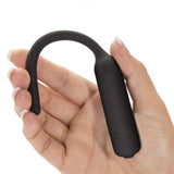 Buy Ultimate Silicone Vibrating Urethral Dilator - Black Vibrating Urethral Sound – Naughtyhut NZ sex toys online. Discreet delivery & top brands.