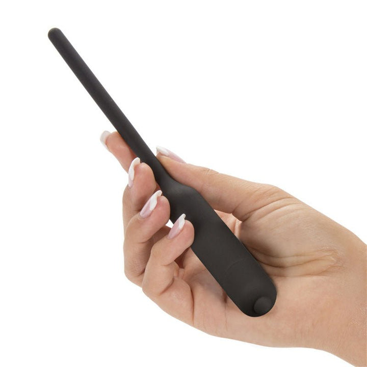 Ultimate Silicone Vibrating Urethral Dilator - Black Vibrating Urethral Sound – Sex toys NZ by Naughtyhut. Discreet delivery nationwide.