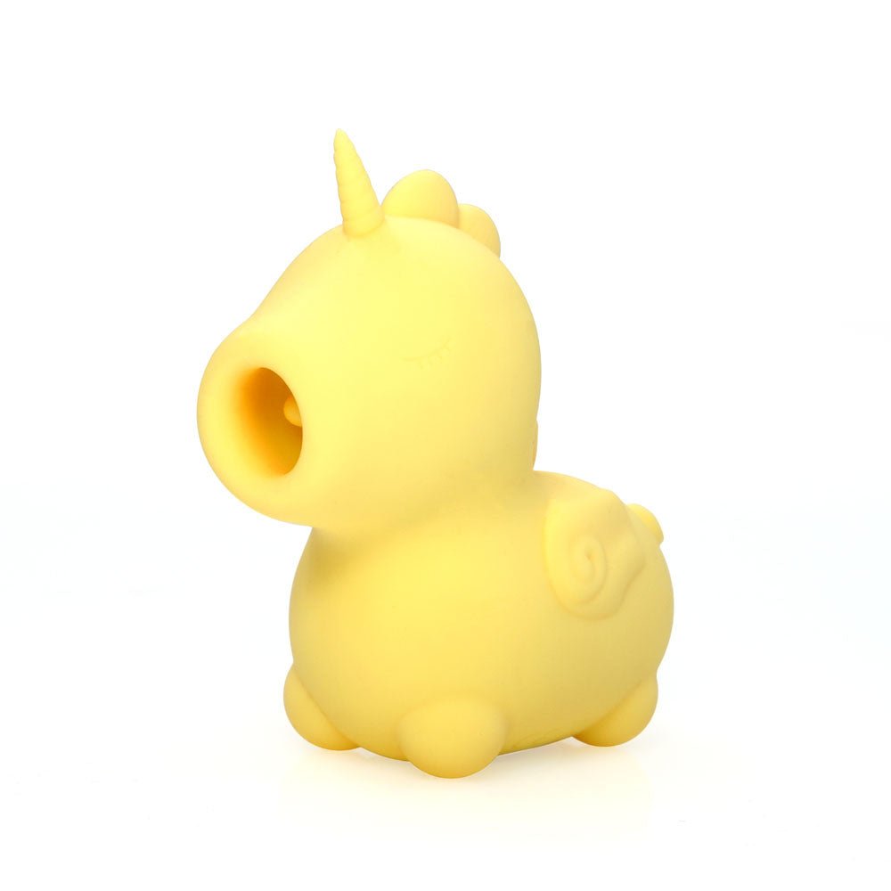 Unihorn - Bean Blossom - Yellow USB Rechargeable Flicking Stimulator – Sex toys NZ by Naughtyhut. Discreet delivery nationwide.