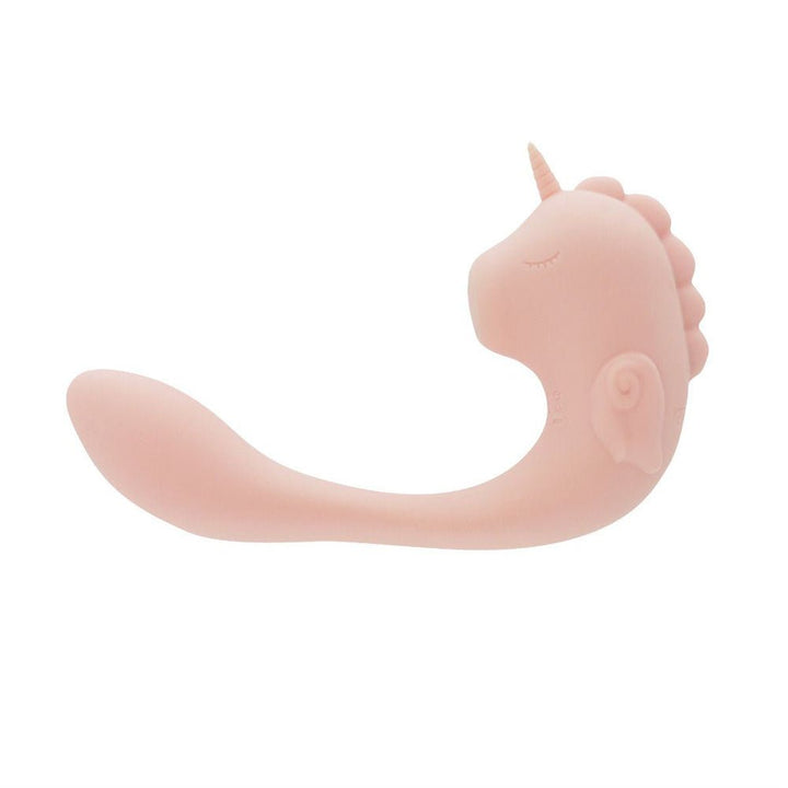 Unihorn - C Horse - Coral Throb - Coral USB Rechargeable Dual Unicorn Vibrator – Sex toys NZ by Naughtyhut. Discreet delivery nationwide.