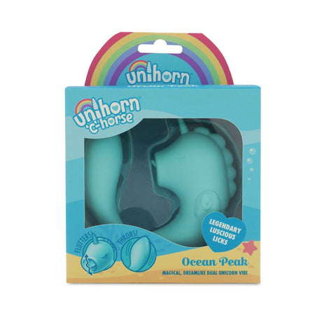 Buy Unihorn - C Horse - Ocean Peak - Ocean Peak USB Rechargeable Dual Unicorn Vibrator – Naughtyhut NZ sex toys online. Discreet delivery & top brands.
