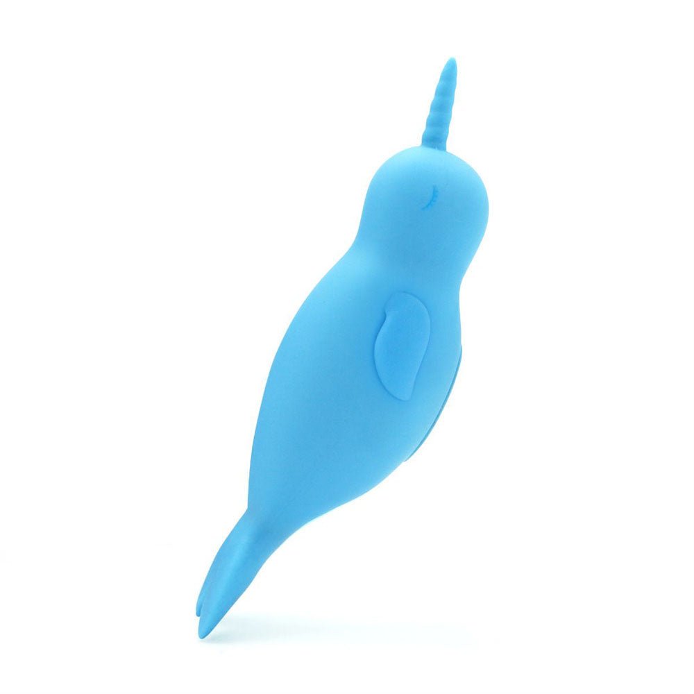 Buy Unihorn of the Sea - Neigh Mo - The Narwhal - Blue USB Rechargeable Dual Motor Stimulator – Naughtyhut NZ sex toys online. Discreet delivery & top brands.