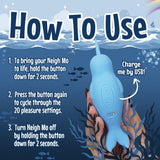 Buy Unihorn of the Sea - Neigh Mo - The Narwhal - Blue USB Rechargeable Dual Motor Stimulator – Naughtyhut NZ sex toys online. Discreet delivery & top brands.