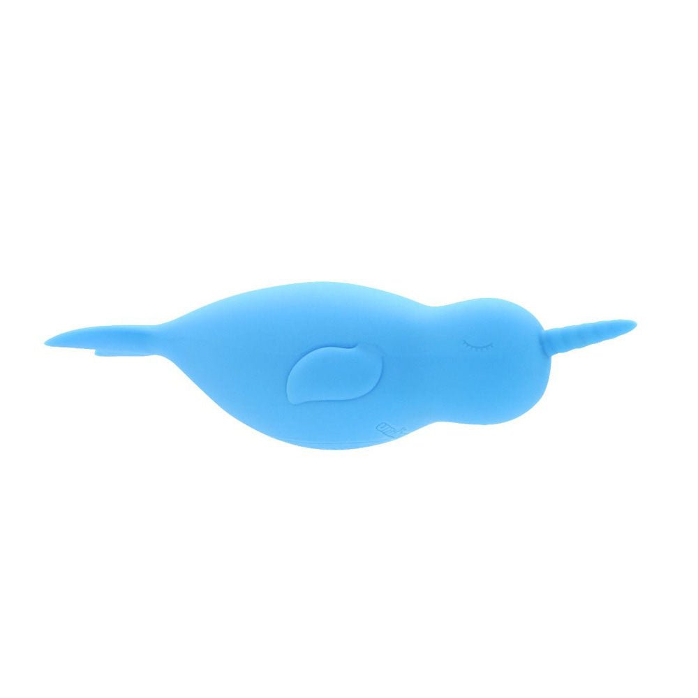 Buy Unihorn of the Sea - Neigh Mo - The Narwhal - Blue USB Rechargeable Dual Motor Stimulator – Naughtyhut NZ sex toys online. Discreet delivery & top brands.