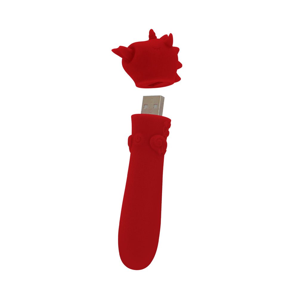 Unihorn - USB Bullet - Blaze Diablo - Red USB Rechargeable Vibrating Bullet – Sex toys NZ by Naughtyhut. Discreet delivery nationwide.