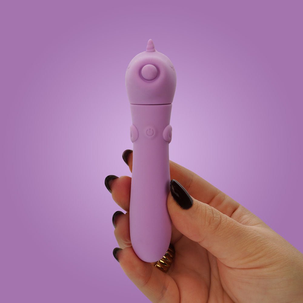 Buy Unihorn - USB Bullet - Karma Lilac - Lilac USB Rechargeable Vibrating Bullet – Naughtyhut NZ sex toys online. Discreet delivery & top brands.