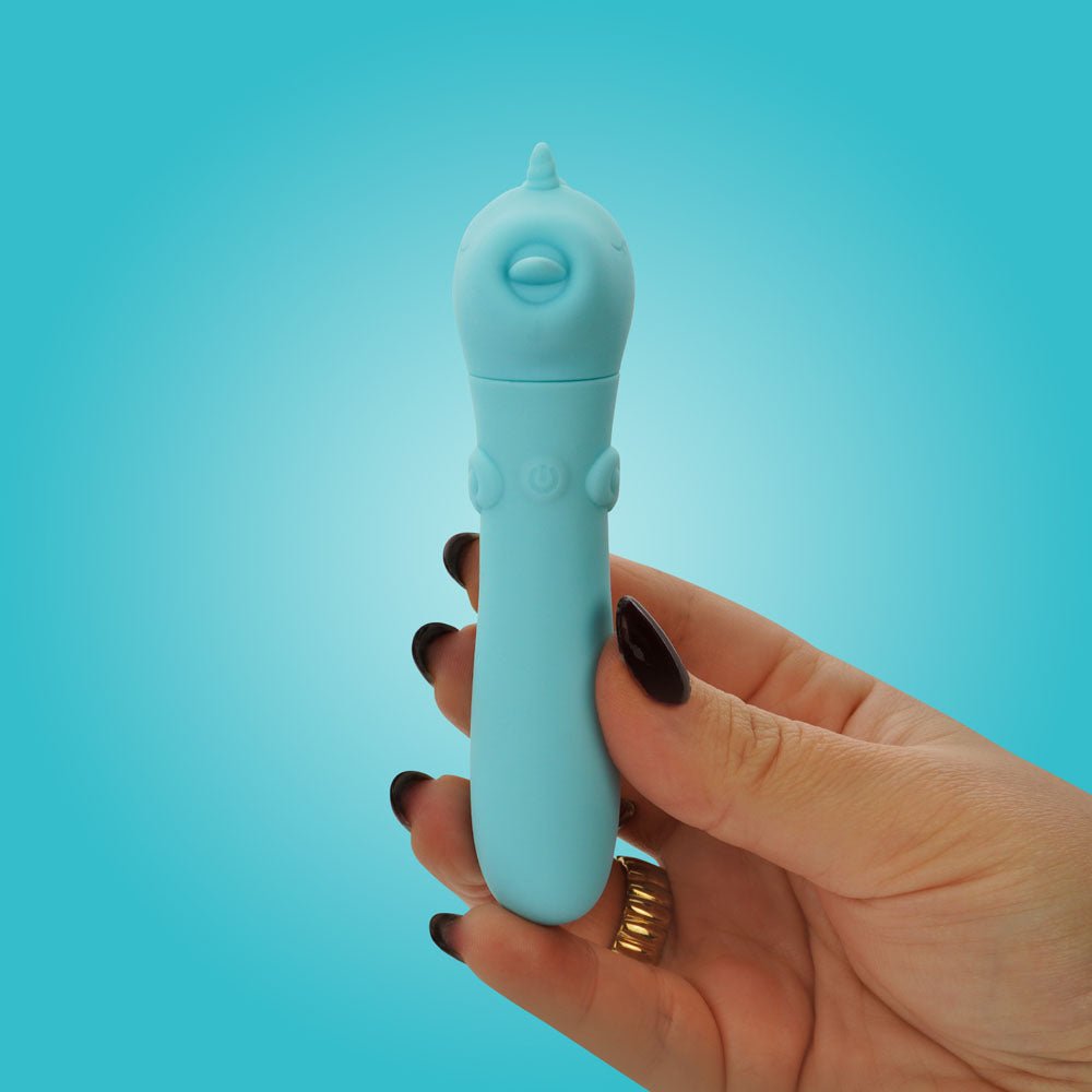 Buy Unihorn - USB Bullet - Mount'n Peak - Teal USB Rechargeable Vibrating Bullet – Naughtyhut NZ sex toys online. Discreet delivery & top brands.