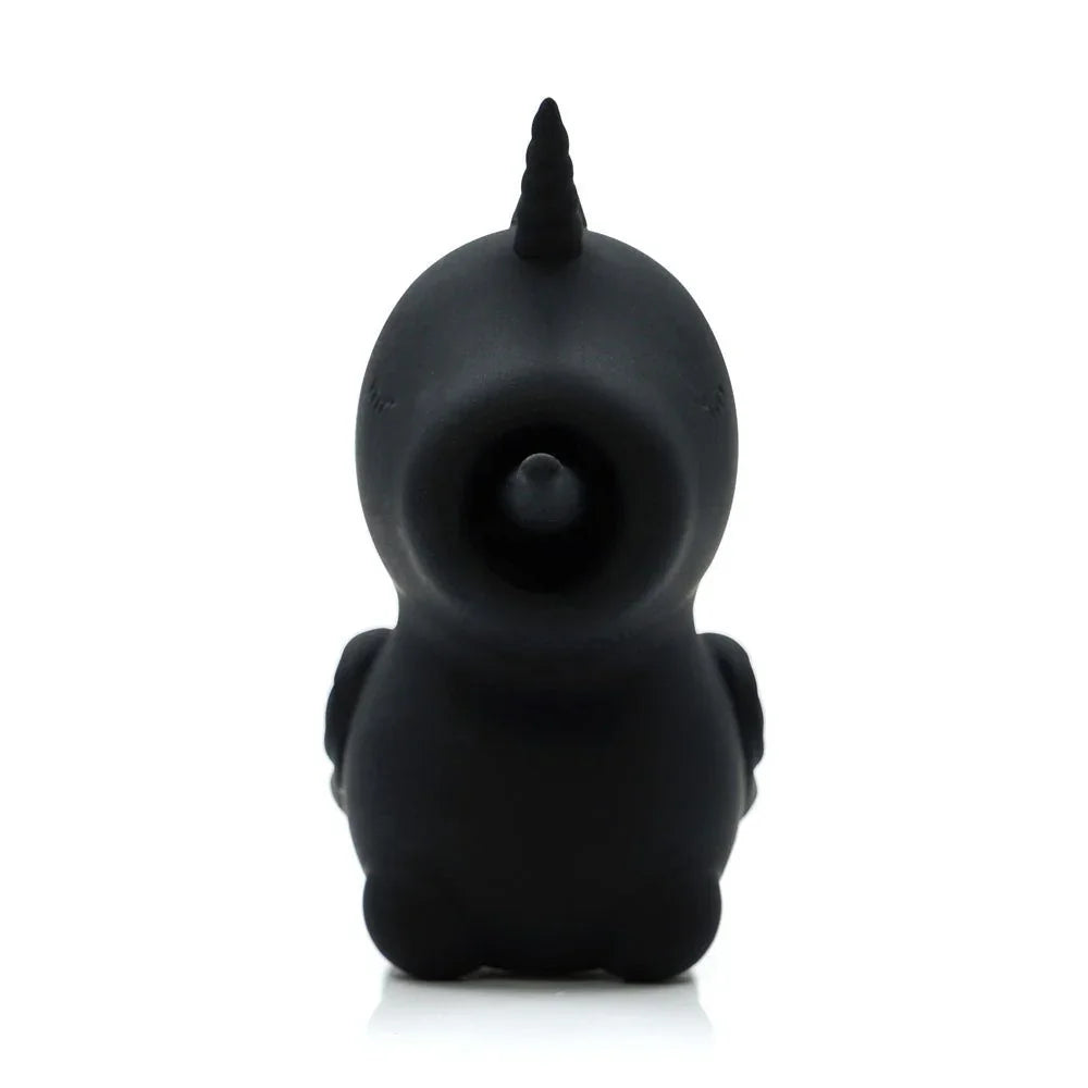 Wild Spirit unicorn front on, flicker mouth facing forward