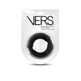 Buy VERS Liquid Silicone Weighted Steel Core C - Ring - Black Cock Ring with Steel Core – Naughtyhut NZ sex toys online. Discreet delivery & top brands.