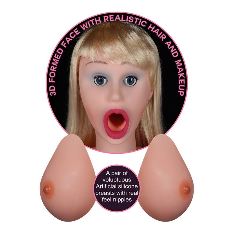Buy Victoria Horny Boobie Doll - Inflatable Love Doll – Naughtyhut NZ sex toys online. Discreet delivery & top brands.