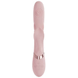 Buy VIVE Fronda - Pink - Pink 25 cm USB Rechargeable Tapping Rabbit Vibrator – Naughtyhut NZ sex toys online. Discreet delivery & top brands.