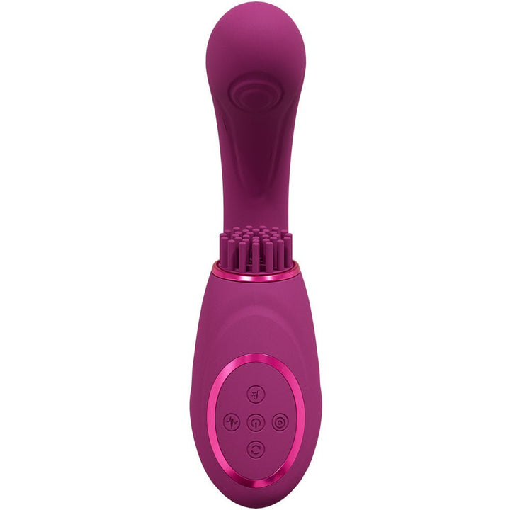 VIVE Gen - Pink - Pink USB Rechargeable Triple Motor Vibrator – Sex toys NZ by Naughtyhut. Discreet delivery nationwide.