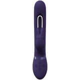 Buy VIVE Mika - Purple - Purple 23.2 cm USB Rechargeable Rabbit Vibrator with Flapping Shaft – Naughtyhut NZ sex toys online. Discreet delivery & top brands.