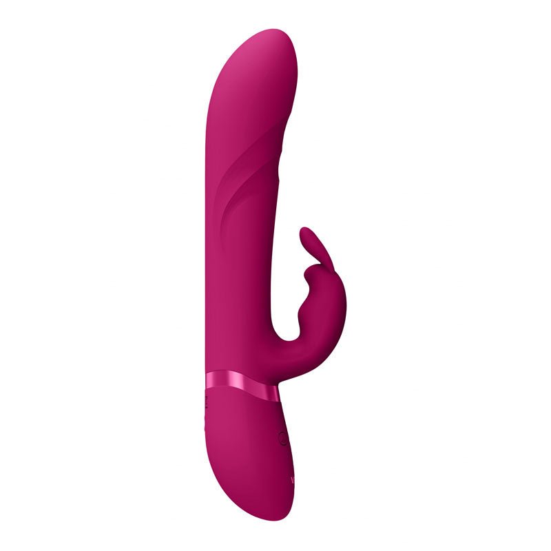 Buy VIVE Nari - Pink - Pink 24.1 cm USB Rechargeable Rabbit Vibrator – Naughtyhut NZ sex toys online. Discreet delivery & top brands.