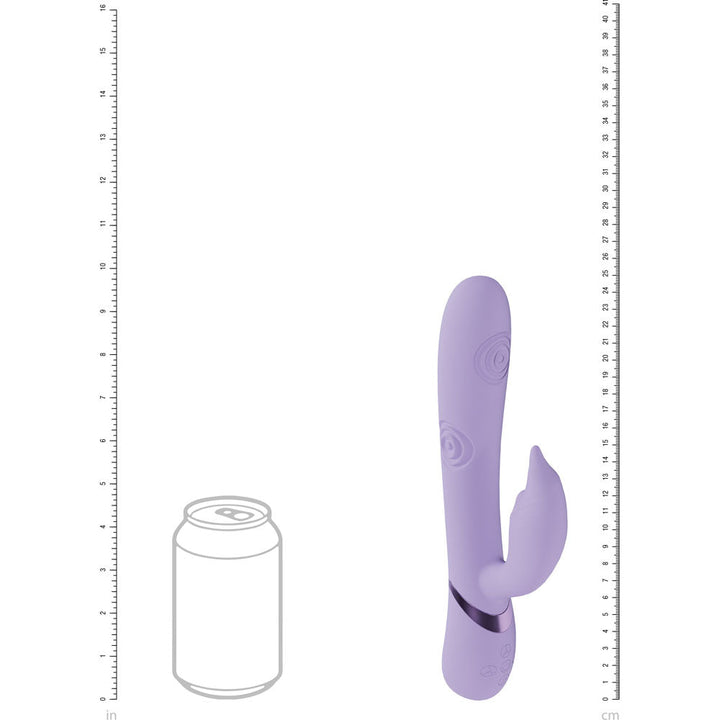 VIVE Pallina - Purple - Purple 25 cm USB Rechargeable Tapping Rabbit Vibrator – Sex toys NZ by Naughtyhut. Discreet delivery nationwide.