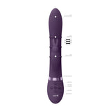 Buy VIVE Sora - Purple - Purple 24.2 cm USB Rechargeable Rabbit Vibrator – Naughtyhut NZ sex toys online. Discreet delivery & top brands.